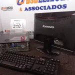 LOTE 310 - 01 CPU MARCA HP, 01 MONITOR MARCA LENOVO E 01 TECLADO. (NO ESTADO) ATENÇÃO! FAZER A VISITAÇÃO ANTES DE ARREMATAR, NÃO SABEMOS SE FUNCIONA. LEILÃO NÃO TEM GARANTIA E NEM DEVOLUÇÃO, SUJEITO A POSSÍVEIS AVARIAS VISÍVEIS/OCULTAS E/OU AUSÊNCIA DE COMPONENTES.