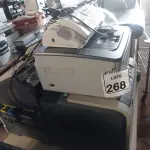 LOTE 268 - 03 IMPRESSORAS MARCAS E MODELOS DIVERSOS SENDO UMA COLORIDA E 02 APARELHOS DE FAX MARCAS E MODELOS DIVERSOS. (NO ESTADO) ATENÇÃO! FAZER A VISITAÇÃO ANTES DE ARREMATAR, NÃO SABEMOS SE FUNCIONA. LEILÃO NÃO TEM GARANTIA E NEM DEVOLUÇÃO, SUJEITO A POSSÍVEIS AVARIAS VISÍVEIS/OCULTAS E/OU AUSÊNCIA DE COMPONENTES.