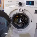 LOTE 222 - 01 LAVA E SECA MARCA SAMSUNG 9KG 220V. (NO ESTADO) ATENÇÃO! FAZER A VISITAÇÃO ANTES DE ARREMATAR, NÃO SABEMOS SE FUNCIONA. LEILÃO NÃO TEM GARANTIA E NEM DEVOLUÇÃO, SUJEITO A POSSÍVEIS AVARIAS VISÍVEIS/OCULTAS E/OU AUSÊNCIA DE COMPONENTES.