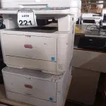 LOTE 221 - 02 IMPRESSORAS MARCA OKI SENDO UMA MULTIFUNCIONAL. (NO ESTADO) ATENÇÃO! FAZER A VISITAÇÃO ANTES DE ARREMATAR, NÃO SABEMOS SE FUNCIONA. LEILÃO NÃO TEM GARANTIA E NEM DEVOLUÇÃO, SUJEITO A POSSÍVEIS AVARIAS VISÍVEIS/OCULTAS E/OU AUSÊNCIA DE COMPONENTES.