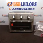 LOTE 005 - 01 FORNO AIR FRYER ELÉTRICO MARCA PHILCO 127V. (NO ESTADO) ATENÇÃO! FAZER A VISITAÇÃO ANTES DE ARREMATAR, NÃO SABEMOS SE FUNCIONA. LEILÃO NÃO TEM GARANTIA E NEM DEVOLUÇÃO, SUJEITO A POSSÍVEIS AVARIAS VISÍVEIS/OCULTAS E/OU AUSÊNCIA DE COMPONENTES.