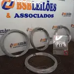LOTE 416 - 05 ROLOS DE ARAME ZINCADO 1,24MM MARCA GERDAU. (NO ESTADO) ATENÇÃO! FAZER A VISITAÇÃO ANTES DE ARREMATAR, NÃO SABEMOS SE FUNCIONA. LEILÃO NÃO TEM GARANTIA E NEM DEVOLUÇÃO, SUJEITO A POSSÍVEIS AVARIAS VISÍVEIS/OCULTAS E/OU AUSÊNCIA DE COMPONENTES.