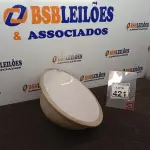 LOTE 421 - 01 CUBA OVAL NA COR BRANCA(NOVO). (NO ESTADO) ATENÇÃO! FAZER A VISITAÇÃO ANTES DE ARREMATAR, NÃO SABEMOS SE FUNCIONA. LEILÃO NÃO TEM GARANTIA E NEM DEVOLUÇÃO, SUJEITO A POSSÍVEIS AVARIAS VISÍVEIS/OCULTAS E/OU AUSÊNCIA DE COMPONENTES.
