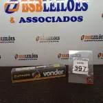 LOTE 397 - 5KG DE ELETRODOS 2,5MM MARCA VONDER(NOVO). (NO ESTADO) ATENÇÃO! FAZER A VISITAÇÃO ANTES DE ARREMATAR, NÃO SABEMOS SE FUNCIONA. LEILÃO NÃO TEM GARANTIA E NEM DEVOLUÇÃO, SUJEITO A POSSÍVEIS AVARIAS VISÍVEIS/OCULTAS E/OU AUSÊNCIA DE COMPONENTES.
