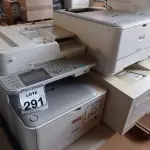 LOTE 291 - 04 IMPRESSORAS MARCAS E MODELOS DIVERSOS SENDO UMA MULTIFUNCIONAL. (NO ESTADO) ATENÇÃO! FAZER A VISITAÇÃO ANTES DE ARREMATAR, NÃO SABEMOS SE FUNCIONA. LEILÃO NÃO TEM GARANTIA E NEM DEVOLUÇÃO, SUJEITO A POSSÍVEIS AVARIAS VISÍVEIS/OCULTAS E/OU AUSÊNCIA DE COMPONENTES.