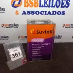 LOTE 361 - 01 LATA DE TINTA FOSCO BRANCO NEVE 18L MARCA SUVINIL(NOVO). (NO ESTADO) ATENÇÃO! FAZER A VISITAÇÃO ANTES DE ARREMATAR, NÃO SABEMOS SE FUNCIONA. LEILÃO NÃO TEM GARANTIA E NEM DEVOLUÇÃO, SUJEITO A POSSÍVEIS AVARIAS VISÍVEIS/OCULTAS E/OU AUSÊNCIA DE COMPONENTES.
