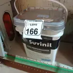 LOTE 166 - 01 BALDE DE TINTA BRANCO FOSCO MARCA SUVINIL 18L. (VALIDADE 09/2027)(NOVO) (NO ESTADO) ATENÇÃO! FAZER A VISITAÇÃO ANTES DE ARREMATAR, NÃO SABEMOS SE FUNCIONA. LEILÃO NÃO TEM GARANTIA E NEM DEVOLUÇÃO, SUJEITO A POSSÍVEIS AVARIAS VISÍVEIS/OCULTAS E/OU AUSÊNCIA DE COMPONENTES.