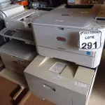 LOTE 291 - 04 IMPRESSORAS MARCAS E MODELOS DIVERSOS SENDO UMA MULTIFUNCIONAL. (NO ESTADO) ATENÇÃO! FAZER A VISITAÇÃO ANTES DE ARREMATAR, NÃO SABEMOS SE FUNCIONA. LEILÃO NÃO TEM GARANTIA E NEM DEVOLUÇÃO, SUJEITO A POSSÍVEIS AVARIAS VISÍVEIS/OCULTAS E/OU AUSÊNCIA DE COMPONENTES.