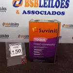 LOTE 150 - 01 LATA DE TINTA MARCA SUVINIL COR BRANCO NEVE ACRÍLICA PREMIUM 18L. (VALIDADE 10/2027) (NOVO) (NO ESTADO) ATENÇÃO! FAZER A VISITAÇÃO ANTES DE ARREMATAR, NÃO SABEMOS SE FUNCIONA. LEILÃO NÃO TEM GARANTIA E NEM DEVOLUÇÃO, SUJEITO A POSSÍVEIS AVARIAS VISÍVEIS/OCULTAS E/OU AUSÊNCIA DE COMPONENTES.