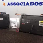 LOTE 075 - 02 NOTEBOOK’S MARCAS E MODELOS DIVERSOS P/RETIRADA DE PEÇAS. (NO ESTADO) ATENÇÃO! FAZER A VISITAÇÃO ANTES DE ARREMATAR, NÃO SABEMOS SE FUNCIONA. LEILÃO NÃO TEM GARANTIA E NEM DEVOLUÇÃO, SUJEITO A POSSÍVEIS AVARIAS VISÍVEIS/OCULTAS E/OU AUSÊNCIA DE COMPONENTES.