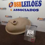 LOTE 424 - 01 CUBA OVAL NA COR BRANCA(NOVO). (NO ESTADO) ATENÇÃO! FAZER A VISITAÇÃO ANTES DE ARREMATAR, NÃO SABEMOS SE FUNCIONA. LEILÃO NÃO TEM GARANTIA E NEM DEVOLUÇÃO, SUJEITO A POSSÍVEIS AVARIAS VISÍVEIS/OCULTAS E/OU AUSÊNCIA DE COMPONENTES.