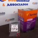 LOTE 150 - 01 LATA DE TINTA MARCA SUVINIL COR BRANCO NEVE ACRÍLICA PREMIUM 18L. (VALIDADE 10/2027) (NOVO) (NO ESTADO) ATENÇÃO! FAZER A VISITAÇÃO ANTES DE ARREMATAR, NÃO SABEMOS SE FUNCIONA. LEILÃO NÃO TEM GARANTIA E NEM DEVOLUÇÃO, SUJEITO A POSSÍVEIS AVARIAS VISÍVEIS/OCULTAS E/OU AUSÊNCIA DE COMPONENTES.