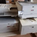 LOTE 291 - 04 IMPRESSORAS MARCAS E MODELOS DIVERSOS SENDO UMA MULTIFUNCIONAL. (NO ESTADO) ATENÇÃO! FAZER A VISITAÇÃO ANTES DE ARREMATAR, NÃO SABEMOS SE FUNCIONA. LEILÃO NÃO TEM GARANTIA E NEM DEVOLUÇÃO, SUJEITO A POSSÍVEIS AVARIAS VISÍVEIS/OCULTAS E/OU AUSÊNCIA DE COMPONENTES.