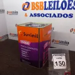 LOTE 150 - 01 LATA DE TINTA MARCA SUVINIL COR BRANCO NEVE ACRÍLICA PREMIUM 18L. (VALIDADE 10/2027) (NOVO) (NO ESTADO) ATENÇÃO! FAZER A VISITAÇÃO ANTES DE ARREMATAR, NÃO SABEMOS SE FUNCIONA. LEILÃO NÃO TEM GARANTIA E NEM DEVOLUÇÃO, SUJEITO A POSSÍVEIS AVARIAS VISÍVEIS/OCULTAS E/OU AUSÊNCIA DE COMPONENTES.