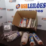 LOTE 387 - 01 LOTE C/APROXIMADAMENTE 13 ROLOS P/PINTURA MARCAS E MODELOS DIVERSOS(NOVO). (NO ESTADO) ATENÇÃO! FAZER A VISITAÇÃO ANTES DE ARREMATAR, NÃO SABEMOS SE FUNCIONA. LEILÃO NÃO TEM GARANTIA E NEM DEVOLUÇÃO, SUJEITO A POSSÍVEIS AVARIAS VISÍVEIS/OCULTAS E/OU AUSÊNCIA DE COMPONENTES.