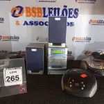 LOTE 265 - 04 MICROSYSTEMS MARCAS E MODELOS DIVERSOS. (NO ESTADO) ATENÇÃO! FAZER A VISITAÇÃO ANTES DE ARREMATAR, NÃO SABEMOS SE FUNCIONA. LEILÃO NÃO TEM GARANTIA E NEM DEVOLUÇÃO, SUJEITO A POSSÍVEIS AVARIAS VISÍVEIS/OCULTAS E/OU AUSÊNCIA DE COMPONENTES.