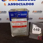 LOTE 449 - 01 LATA DE TINTA SHERWIN WILLIAMS KEM TONE ANTIMOFO 18L.(SEM USO) (NO ESTADO) ATENÇÃO! FAZER A VISITAÇÃO ANTES DE ARREMATAR, NÃO SABEMOS SE FUNCIONA. LEILÃO NÃO TEM GARANTIA E NEM DEVOLUÇÃO, SUJEITO A POSSÍVEIS AVARIAS VISÍVEIS/OCULTAS E/OU AUSÊNCIA DE COMPONENTES.