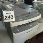 LOTE 243 - 02 IMPRESSORAS MULTIFUNCIONAIS MARCA LEXMARC. (NO ESTADO) ATENÇÃO! FAZER A VISITAÇÃO ANTES DE ARREMATAR, NÃO SABEMOS SE FUNCIONA. LEILÃO NÃO TEM GARANTIA E NEM DEVOLUÇÃO, SUJEITO A POSSÍVEIS AVARIAS VISÍVEIS/OCULTAS E/OU AUSÊNCIA DE COMPONENTES.