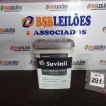 LOTE 291 - 01 GALÃO DE TINTA FOSCO BRANCO MARCA SUVINIL 18L.(VALIDADE 09/2027)(NO ESTADO) ATENÇÃO! FAZER A VISITAÇÃO ANTES DE ARREMATAR, NÃO SABEMOS SE FUNCIONA. LEILÃO NÃO TEM GARANTIA E NEM DEVOLUÇÃO, SUJEITO A POSSÍVEIS AVARIAS VISÍVEIS/OCULTAS E/OU AUSÊNCIA DE COMPONENTES.