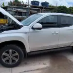 LOTE 001 - 01 MMC/TRITON SPORT GLS AUTOMATICA, COR BRANCA, DIESEL , ANO 2022/2023, 120.000 KM RODADOS (ZERADA) (NO ESTADO)