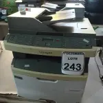 LOTE 243 - 02 IMPRESSORAS MULTIFUNCIONAIS MARCA LEXMARC. (NO ESTADO) ATENÇÃO! FAZER A VISITAÇÃO ANTES DE ARREMATAR, NÃO SABEMOS SE FUNCIONA. LEILÃO NÃO TEM GARANTIA E NEM DEVOLUÇÃO, SUJEITO A POSSÍVEIS AVARIAS VISÍVEIS/OCULTAS E/OU AUSÊNCIA DE COMPONENTES.