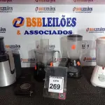 LOTE 269 - 02 MULTIPROCESSADORES DIVERSOS E 02 LIQUIDIFICADORES MARCAS E MODELOS DIVERSOS. (NO ESTADO) ATENÇÃO! FAZER A VISITAÇÃO ANTES DE ARREMATAR, NÃO SABEMOS SE FUNCIONA. LEILÃO NÃO TEM GARANTIA E NEM DEVOLUÇÃO, SUJEITO A POSSÍVEIS AVARIAS VISÍVEIS/OCULTAS E/OU AUSÊNCIA DE COMPONENTES.