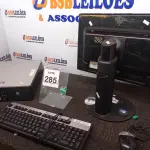 LOTE 285 - 01 CPU MARCA HP, 01 MONITOR MARCA HP C/TECLADO E MOUSE. (NO ESTADO) ATENÇÃO! FAZER A VISITAÇÃO ANTES DE ARREMATAR, NÃO SABEMOS SE FUNCIONA. LEILÃO NÃO TEM GARANTIA E NEM DEVOLUÇÃO, SUJEITO A POSSÍVEIS AVARIAS VISÍVEIS/OCULTAS E/OU AUSÊNCIA DE COMPONENTES.