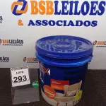 LOTE 293 - 01 GALÃO DE TINTA MARCA QUALITEX. (NO ESTADO) ATENÇÃO! FAZER A VISITAÇÃO ANTES DE ARREMATAR, NÃO SABEMOS SE FUNCIONA. LEILÃO NÃO TEM GARANTIA E NEM DEVOLUÇÃO, SUJEITO A POSSÍVEIS AVARIAS VISÍVEIS/OCULTAS E/OU AUSÊNCIA DE COMPONENTES.