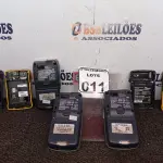 LOTE 011 - 02 GPS MARCA WINMATE E 04 COLETORES DADOS MARCA INTERMEC. (NO ESTADO) ATENÇÃO! FAZER A VISITAÇÃO ANTES DE ARREMATAR, NÃO SABEMOS SE FUNCIONA. LEILÃO NÃO TEM GARANTIA E NEM DEVOLUÇÃO, SUJEITO A POSSÍVEIS AVARIAS VISÍVEIS/OCULTAS E/OU AUSÊNCIA DE COMPONENTES.