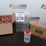 LOTE 279 - 02 CAIXAS DE CATALIZADORES VERNIZ PU MARCA ANJO C/150ML CADA. (NO ESTADO) ATENÇÃO! FAZER A VISITAÇÃO ANTES DE ARREMATAR, NÃO SABEMOS SE FUNCIONA. LEILÃO NÃO TEM GARANTIA E NEM DEVOLUÇÃO, SUJEITO A POSSÍVEIS AVARIAS VISÍVEIS/OCULTAS E/OU AUSÊNCIA DE COMPONENTES.
