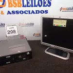 LOTE 208 - 01 CPU MARCA DELL E 01 MONITOR MARCA HP. (NO ESTADO) ATENÇÃO! FAZER A VISITAÇÃO ANTES DE ARREMATAR, NÃO SABEMOS SE FUNCIONA. LEILÃO NÃO TEM GARANTIA E NEM DEVOLUÇÃO, SUJEITO A POSSÍVEIS AVARIAS VISÍVEIS/OCULTAS E/OU AUSÊNCIA DE COMPONENTES.
