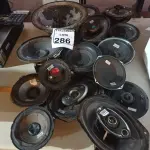 LOTE 286 - 01 LOTE C/VÁRIOS AUTO FALANTES AUTOMOTIVOS MARCAS E MODELOS DIVERSOS. (NO ESTADO) ATENÇÃO! FAZER A VISITAÇÃO ANTES DE ARREMATAR, NÃO SABEMOS SE FUNCIONA. LEILÃO NÃO TEM GARANTIA E NEM DEVOLUÇÃO, SUJEITO A POSSÍVEIS AVARIAS VISÍVEIS/OCULTAS E/OU AUSÊNCIA DE COMPONENTES.