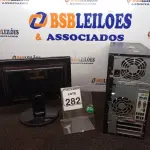 LOTE 282 - 01 CPU MARCA HP E 01 MONITOR MARCA POSITIVO C/TECLADO E MOUSE. (NO ESTADO) ATENÇÃO! FAZER A VISITAÇÃO ANTES DE ARREMATAR, NÃO SABEMOS SE FUNCIONA. LEILÃO NÃO TEM GARANTIA E NEM DEVOLUÇÃO, SUJEITO A POSSÍVEIS AVARIAS VISÍVEIS/OCULTAS E/OU AUSÊNCIA DE COMPONENTES.
