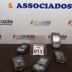 LOTE 011 - 02 GPS MARCA WINMATE E 04 COLETORES DADOS MARCA INTERMEC. (NO ESTADO) ATENÇÃO! FAZER A VISITAÇÃO ANTES DE ARREMATAR, NÃO SABEMOS SE FUNCIONA. LEILÃO NÃO TEM GARANTIA E NEM DEVOLUÇÃO, SUJEITO A POSSÍVEIS AVARIAS VISÍVEIS/OCULTAS E/OU AUSÊNCIA DE COMPONENTES.