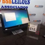 LOTE 212 - 01 ALL IN ONE MARCA HP C/FONTE. (NO ESTADO) ATENÇÃO! FAZER A VISITAÇÃO ANTES DE ARREMATAR, NÃO SABEMOS SE FUNCIONA. LEILÃO NÃO TEM GARANTIA E NEM DEVOLUÇÃO, SUJEITO A POSSÍVEIS AVARIAS VISÍVEIS/OCULTAS E/OU AUSÊNCIA DE COMPONENTES.