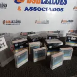 LOTE 221 - 05 CAIXAS DE FITA LTO-3 ULTRIUM RW 800 GB, 05 UNIDADES EM CADA CAIXA. (NO ESTADO) ATENÇÃO! FAZER A VISITAÇÃO ANTES DE ARREMATAR, NÃO SABEMOS SE FUNCIONA. LEILÃO NÃO TEM GARANTIA E NEM DEVOLUÇÃO, SUJEITO A POSSÍVEIS AVARIAS VISÍVEIS/OCULTAS E/OU AUSÊNCIA DE COMPONENTES.
