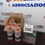 LOTE 298 - 01 CAIXA C/06 CATALISADORES MARCA ANJO CONTENDO 450ML EM CADA LATA(NOVO). (NO ESTADO) ATENÇÃO! FAZER A VISITAÇÃO ANTES DE ARREMATAR, NÃO SABEMOS SE FUNCIONA. LEILÃO NÃO TEM GARANTIA E NEM DEVOLUÇÃO, SUJEITO A POSSÍVEIS AVARIAS VISÍVEIS/OCULTAS E/OU AUSÊNCIA DE COMPONENTES.
