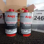 LOTE 246 - 01 CAIXA C/06 CATALISADORES MARCA ANJO CONTENDO 450ML EM CADA LATA(NOVO). (NO ESTADO) ATENÇÃO! FAZER A VISITAÇÃO ANTES DE ARREMATAR, NÃO SABEMOS SE FUNCIONA. LEILÃO NÃO TEM GARANTIA E NEM DEVOLUÇÃO, SUJEITO A POSSÍVEIS AVARIAS VISÍVEIS/OCULTAS E/OU AUSÊNCIA DE COMPONENTES.