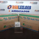 LOTE 217 - 02 CAIXAS C/03 GALÕES DE ÁGUA SANITÁRIA DE 5L CADA, MARCA AGI FÁCIL. (NO ESTADO) ATENÇÃO! FAZER A VISITAÇÃO ANTES DE ARREMATAR, NÃO SABEMOS SE FUNCIONA. LEILÃO NÃO TEM GARANTIA E NEM DEVOLUÇÃO, SUJEITO A POSSÍVEIS AVARIAS VISÍVEIS/OCULTAS E/OU AUSÊNCIA DE COMPONENTES.