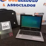 LOTE 090 - 01 NOTEBOOK MARCA STI DUAL CORE HD 500GB, 2GB DE MEMÓRIA E WEBCAM C/MALETA E FONTE. (NO ESTADO) ATENÇÃO! FAZER A VISITAÇÃO ANTES DE ARREMATAR, NÃO SABEMOS SE FUNCIONA. LEILÃO NÃO TEM GARANTIA E NEM DEVOLUÇÃO, SUJEITO A POSSÍVEIS AVARIAS VISÍVEIS/OCULTAS E/OU AUSÊNCIA DE COMPONENTES.