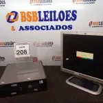 LOTE 208 - 01 CPU MARCA DELL E 01 MONITOR MARCA HP. (NO ESTADO) ATENÇÃO! FAZER A VISITAÇÃO ANTES DE ARREMATAR, NÃO SABEMOS SE FUNCIONA. LEILÃO NÃO TEM GARANTIA E NEM DEVOLUÇÃO, SUJEITO A POSSÍVEIS AVARIAS VISÍVEIS/OCULTAS E/OU AUSÊNCIA DE COMPONENTES.