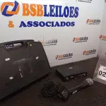 LOTE 022 - 01 RECEIVER MARCA DYLAN MODELO DL-201RX C/MICROFONE. (NO ESTADO) ATENÇÃO! FAZER A VISITAÇÃO ANTES DE ARREMATAR, NÃO SABEMOS SE FUNCIONA. LEILÃO NÃO TEM GARANTIA E NEM DEVOLUÇÃO, SUJEITO A POSSÍVEIS AVARIAS VISÍVEIS/OCULTAS E/OU AUSÊNCIA DE COMPONENTES.