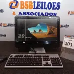 LOTE 301 - 01 ALL IN ONE MARCA HP C/TECLADO E MOUSE. (NO ESTADO) ATENÇÃO! FAZER A VISITAÇÃO ANTES DE ARREMATAR, NÃO SABEMOS SE FUNCIONA. LEILÃO NÃO TEM GARANTIA E NEM DEVOLUÇÃO, SUJEITO A POSSÍVEIS AVARIAS VISÍVEIS/OCULTAS E/OU AUSÊNCIA DE COMPONENTES.