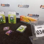 LOTE 034 - 01 GRAMPEADOR, 02 CARREGADORES P/PILHAS C/04 PILHAS EM CADA E 10 PILHAS MARCAS E MODELOS DIVERSOS(NOVO). (NO ESTADO) ATENÇÃO! FAZER A VISITAÇÃO ANTES DE ARREMATAR, NÃO SABEMOS SE FUNCIONA. LEILÃO NÃO TEM GARANTIA E NEM DEVOLUÇÃO, SUJEITO A POSSÍVEIS AVARIAS VISÍVEIS/OCULTAS E/OU AUSÊNCIA DE COMPONENTES.