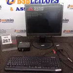 LOTE 267 - 01 MINI CPU MARCA LIVA, 01 MONITOR MARCA LENOVO C/FONTE E 01 TECLADO. (NO ESTADO) ATENÇÃO! FAZER A VISITAÇÃO ANTES DE ARREMATAR, NÃO SABEMOS SE FUNCIONA. LEILÃO NÃO TEM GARANTIA E NEM DEVOLUÇÃO, SUJEITO A POSSÍVEIS AVARIAS VISÍVEIS/OCULTAS E/OU AUSÊNCIA DE COMPONENTES.
