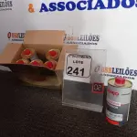 LOTE 241 - 01 CAIXA C/06 CATALISADORES MARCA ANJO CONTENDO 450ML EM CADA LATA(NOVO). (NO ESTADO) ATENÇÃO! FAZER A VISITAÇÃO ANTES DE ARREMATAR, NÃO SABEMOS SE FUNCIONA. LEILÃO NÃO TEM GARANTIA E NEM DEVOLUÇÃO, SUJEITO A POSSÍVEIS AVARIAS VISÍVEIS/OCULTAS E/OU AUSÊNCIA DE COMPONENTES.