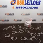 LOTE 037 - 10 ALGEMAS EM METAL. (NO ESTADO) ATENÇÃO! FAZER A VISITAÇÃO ANTES DE ARREMATAR, NÃO SABEMOS SE FUNCIONA. LEILÃO NÃO TEM GARANTIA E NEM DEVOLUÇÃO, SUJEITO A POSSÍVEIS AVARIAS VISÍVEIS/OCULTAS E/OU AUSÊNCIA DE COMPONENTES.