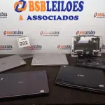 LOTE 202 - 05 NOTEBOOKS MARCAS E MODELOS DIVERSOS P/RETIRADA DE PEÇAS. (NO ESTADO) ATENÇÃO! FAZER A VISITAÇÃO ANTES DE ARREMATAR, NÃO SABEMOS SE FUNCIONA. LEILÃO NÃO TEM GARANTIA E NEM DEVOLUÇÃO, SUJEITO A POSSÍVEIS AVARIAS VISÍVEIS/OCULTAS E/OU AUSÊNCIA DE COMPONENTES.