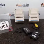 LOTE 003 - 02 IMPRESSORAS DE CUPOM MARCA PERTO. (NO ESTADO) ATENÇÃO! FAZER A VISITAÇÃO ANTES DE ARREMATAR, NÃO SABEMOS SE FUNCIONA. LEILÃO NÃO TEM GARANTIA E NEM DEVOLUÇÃO, SUJEITO A POSSÍVEIS AVARIAS VISÍVEIS/OCULTAS E/OU AUSÊNCIA DE COMPONENTES.