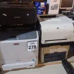 LOTE 278 - 04 IMPRESSORAS MAR5CAS E MODELOS DIVERSOS. (NO ESTADO) ATENÇÃO! FAZER A VISITAÇÃO ANTES DE ARREMATAR, NÃO SABEMOS SE FUNCIONA. LEILÃO NÃO TEM GARANTIA E NEM DEVOLUÇÃO, SUJEITO A POSSÍVEIS AVARIAS VISÍVEIS/OCULTAS E/OU AUSÊNCIA DE COMPONENTES.